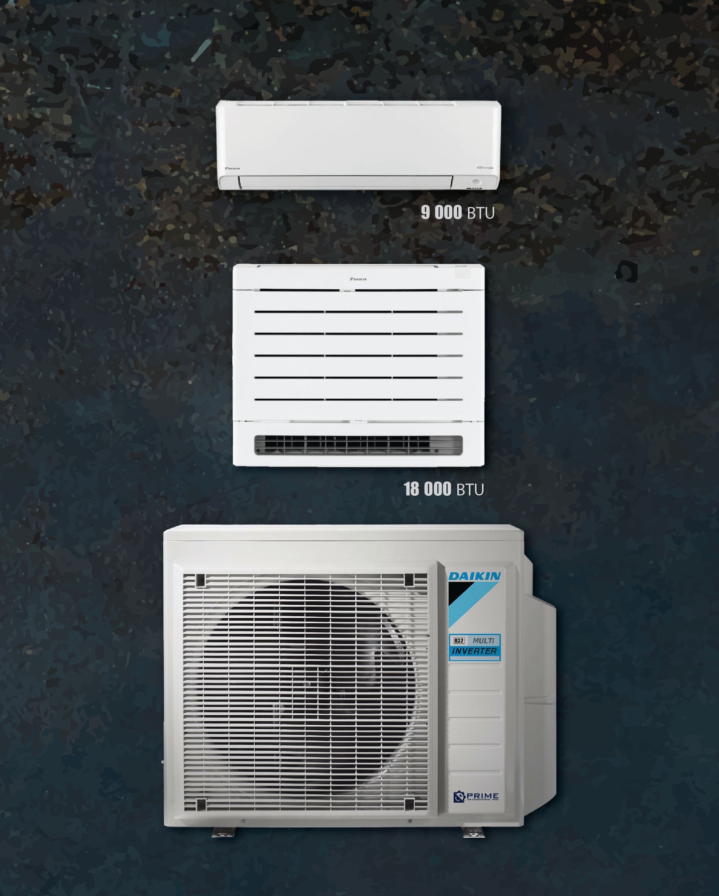 DAIKIN - MULTI SPLIT ME 2 KOKA MURAL, TOKSORË