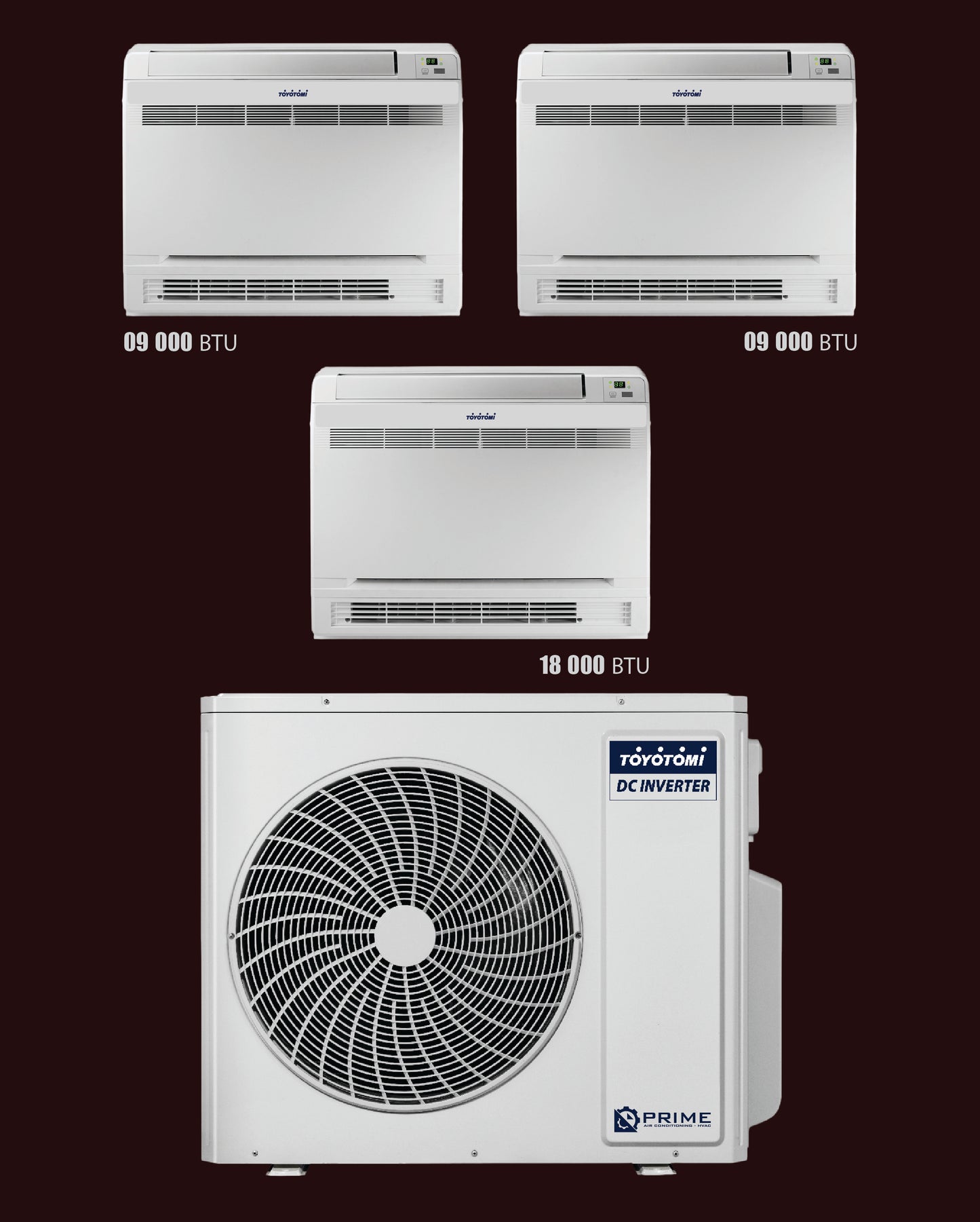 TOYOTOMI - MULTI SPLIT ME 3 KOKA TOKSORË