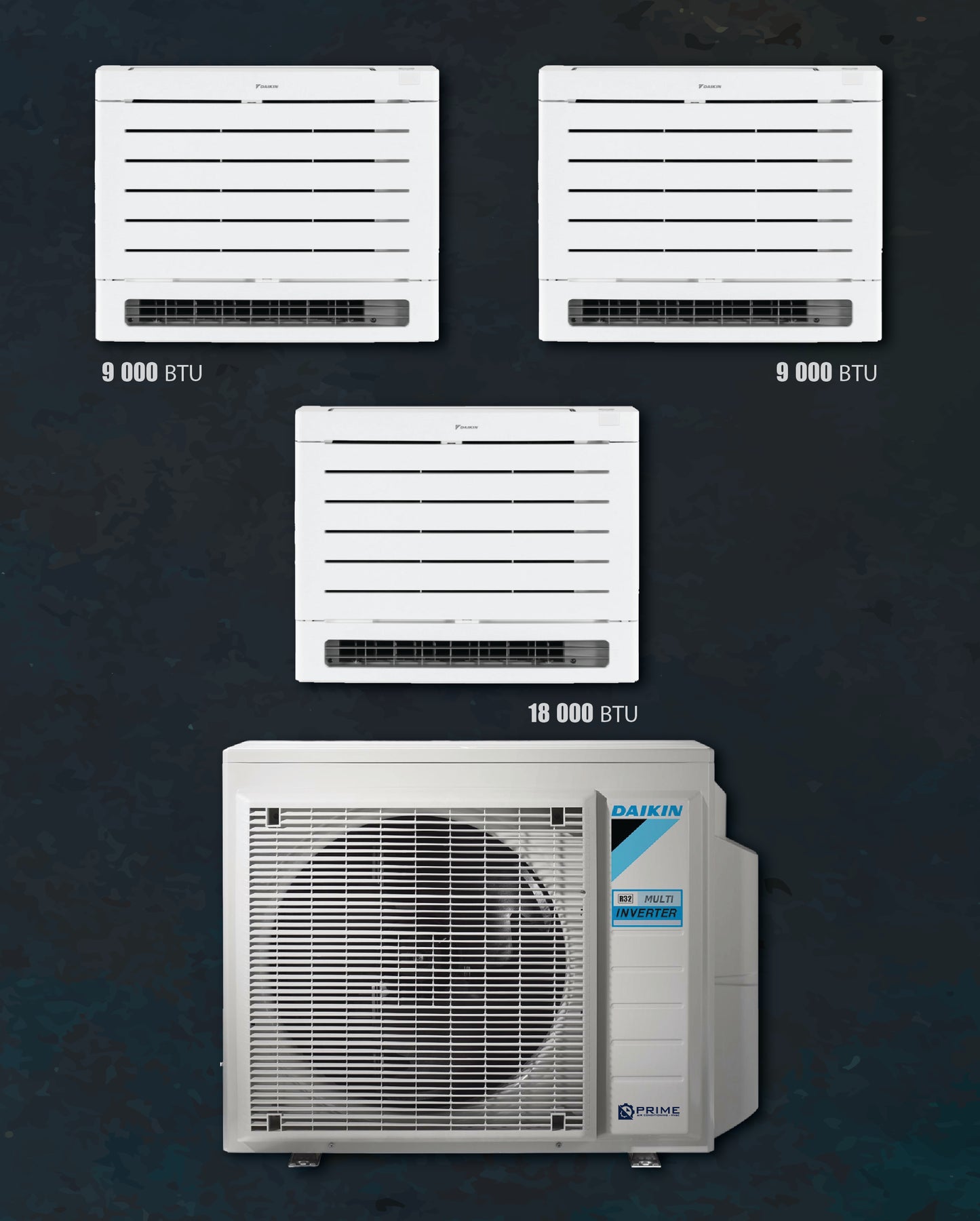 DAIKIN - MULTI SPLIT ME 3 KOKA TOKSORË
