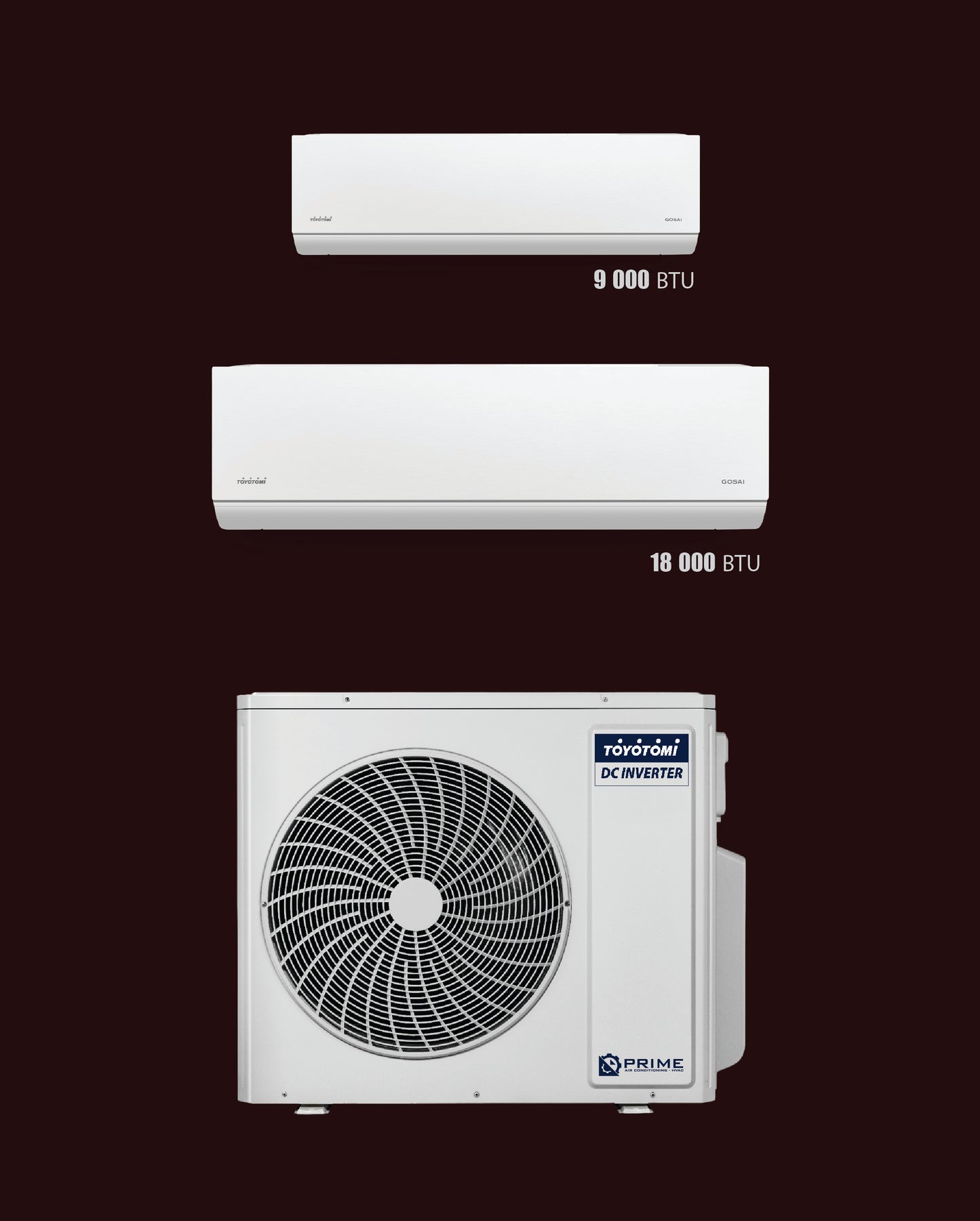 TOYOTOMI - MULTI SPLIT ME 2 KOKA MURAL