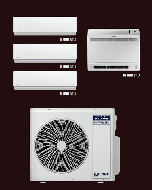 TOYOTOMI - MULTI SPLIT ME 4 KOKA MURAL, TOKSORË