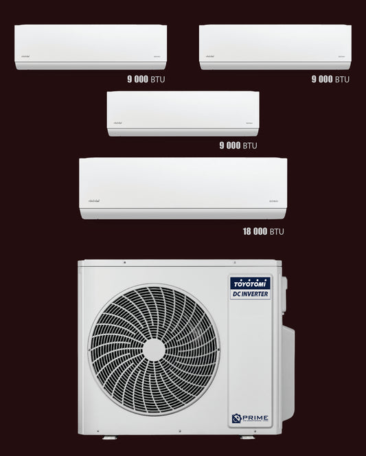 TOYOTOMI - MULTI SPLIT ME 4 KOKA MURAL