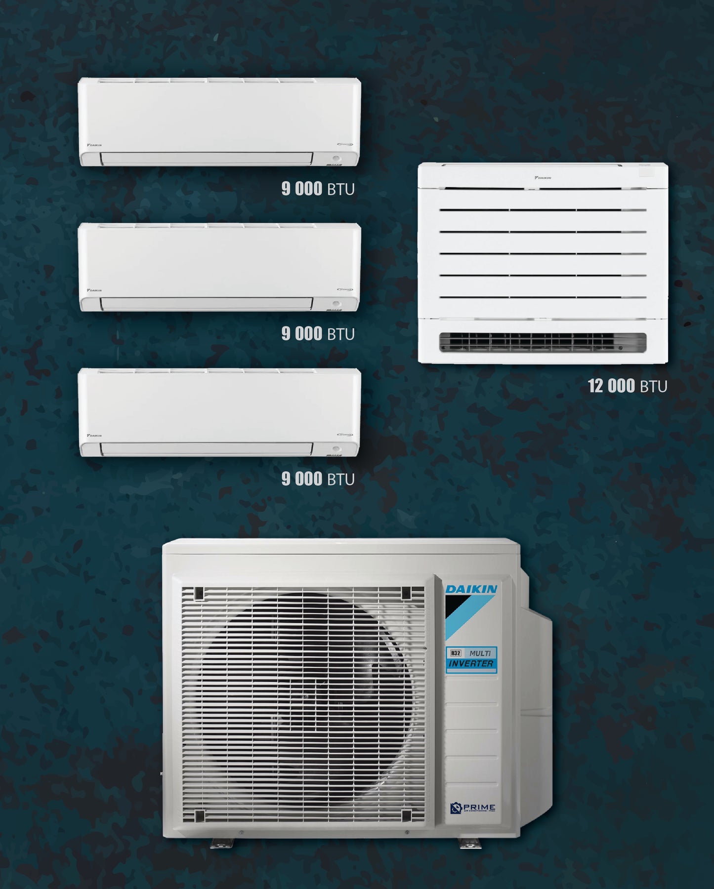 DAIKIN - MULTI SPLIT ME 4 KOKA MURAL, TOKSORË