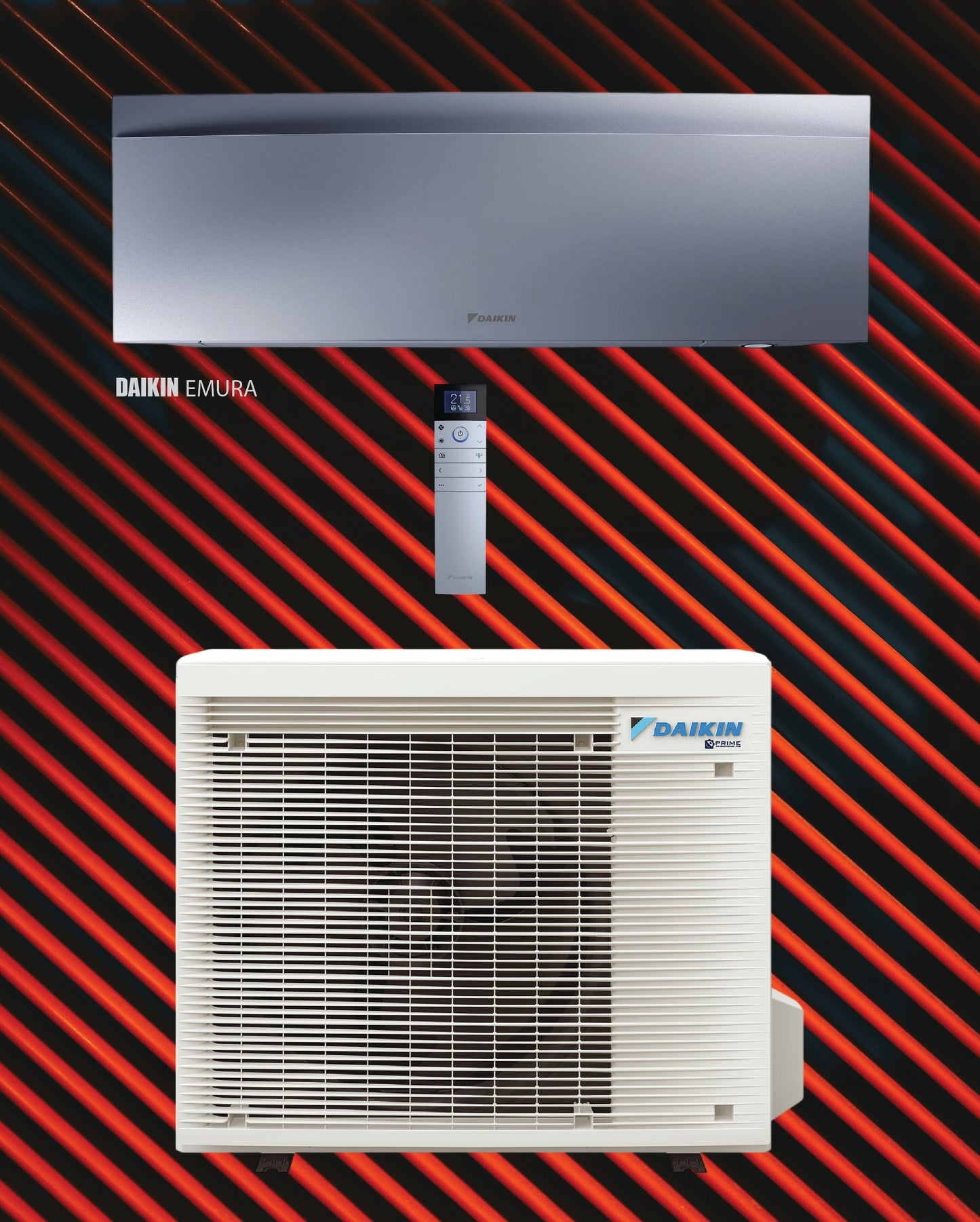 DAIKIN EMURA SILVER - SET MURAL